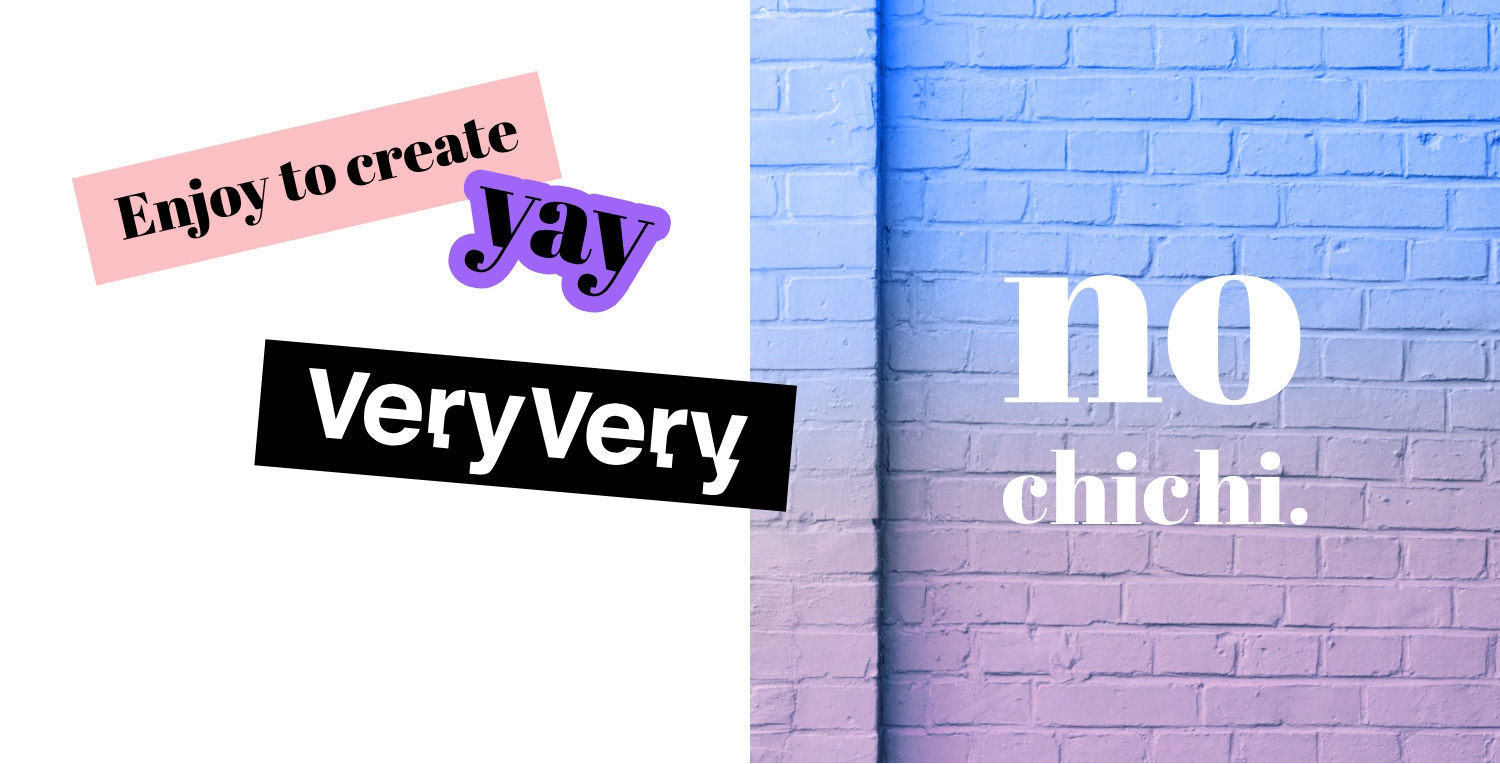 Enjoy to create